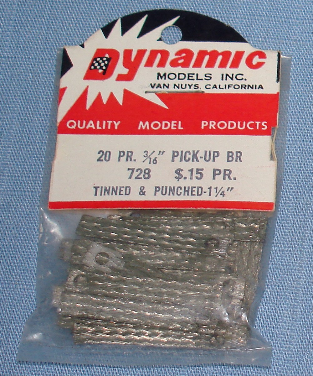 Dynamic Models 1:24 Slot Car Racing 20 Pair Pick-Up Braids Tinned & Punched #728 Dynamic Models 1:24 Slot Car Racing 20 Pair Pick-Up Braids Tinned & Punched #728
