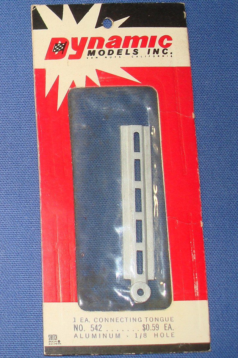 Dynamic Models 1:24 Slot Car Racing Chassis Aluminum Tongue #542 With 1-8 Hole Dynamic Models 1:24 Slot Car Racing Chassis Aluminum Tongue #542 With 1-8 Hole