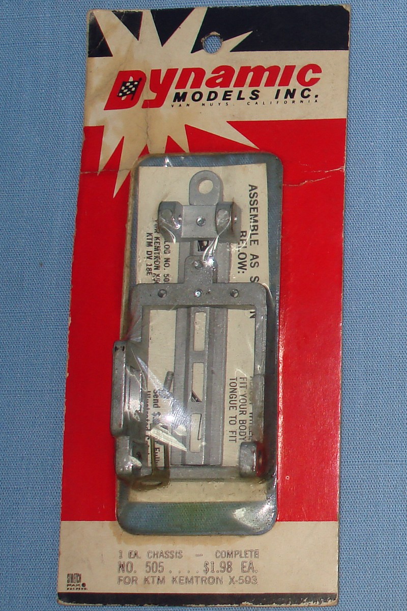 Dynamic Models 1:24 Slot Car Racing Complete Chassis For KTM Kemtron #505