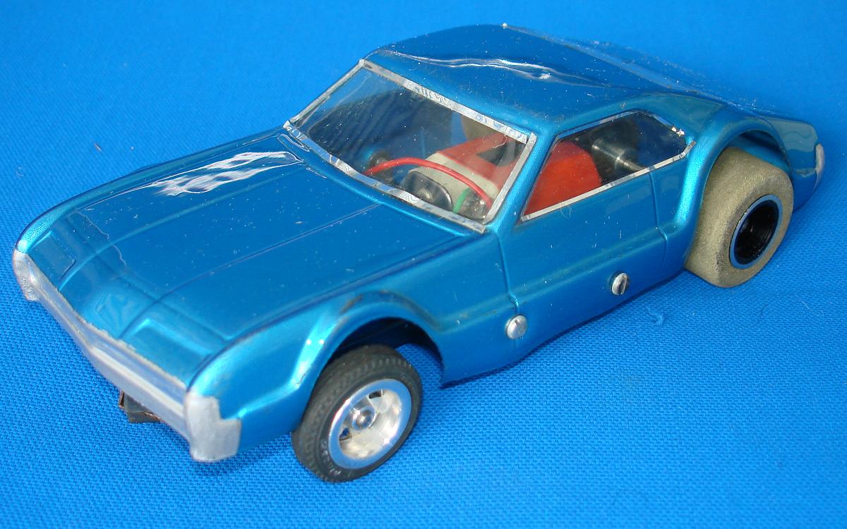 Blue Oldsmobile Toronado