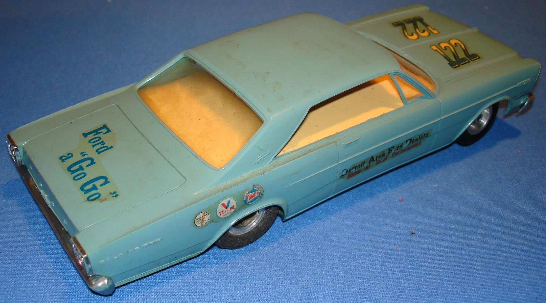 AMT 1:24 Scale Turnpike Slot Car Racing 1966 Ford Galaxie 500 Slotcar Body Runner Trunk AMT 1:24 Scale Turnpike Slot Car Racing 1966 Ford Galaxie 500 Slotcar Body Runner Trunk