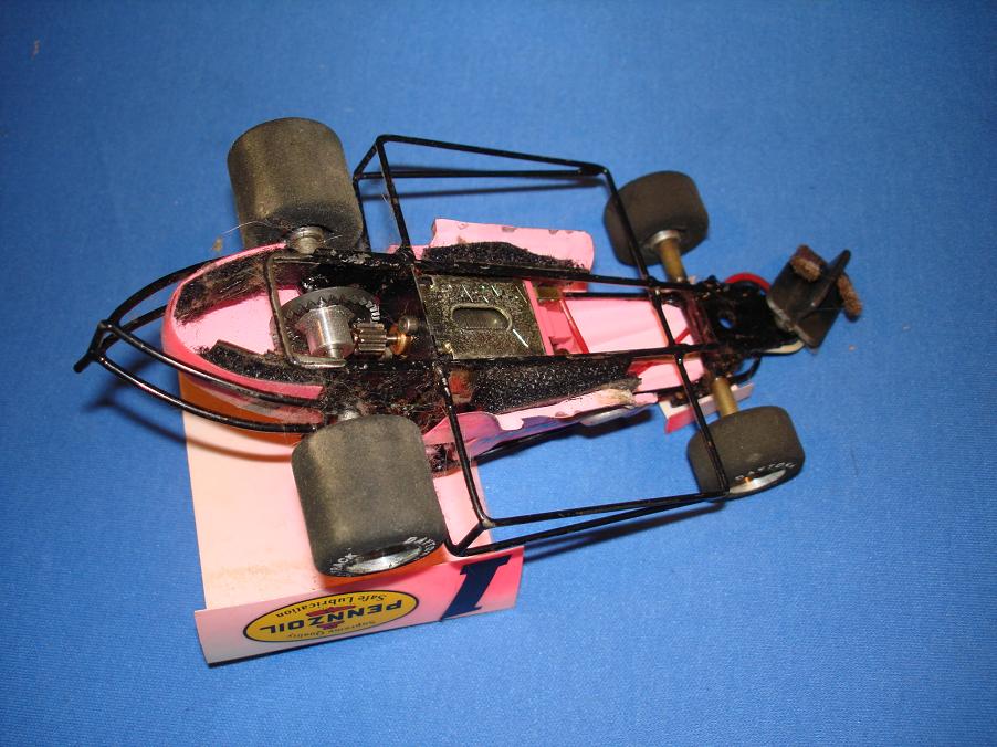 scratch built slot car chassis