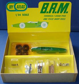 Atlas 124 Formula 1 BRM MIB Slot Car Kit Contents Atlas 124 Formula 1 BRM MIB Slot Car Kit Contents