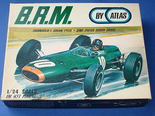 Atlas 124 Formula 1 BRM MIB Slot Car Kit Lid Atlas 124 Formula 1 BRM MIB Slot Car Kit Lid
