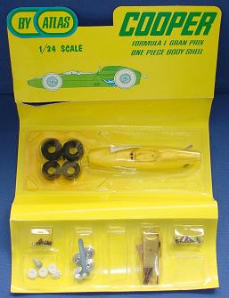 Atlas 124 Formula 1 Cooper NMIB Slot Car Kit Contents Atlas 124 Formula 1 Cooper NMIB Slot Car Kit Contents