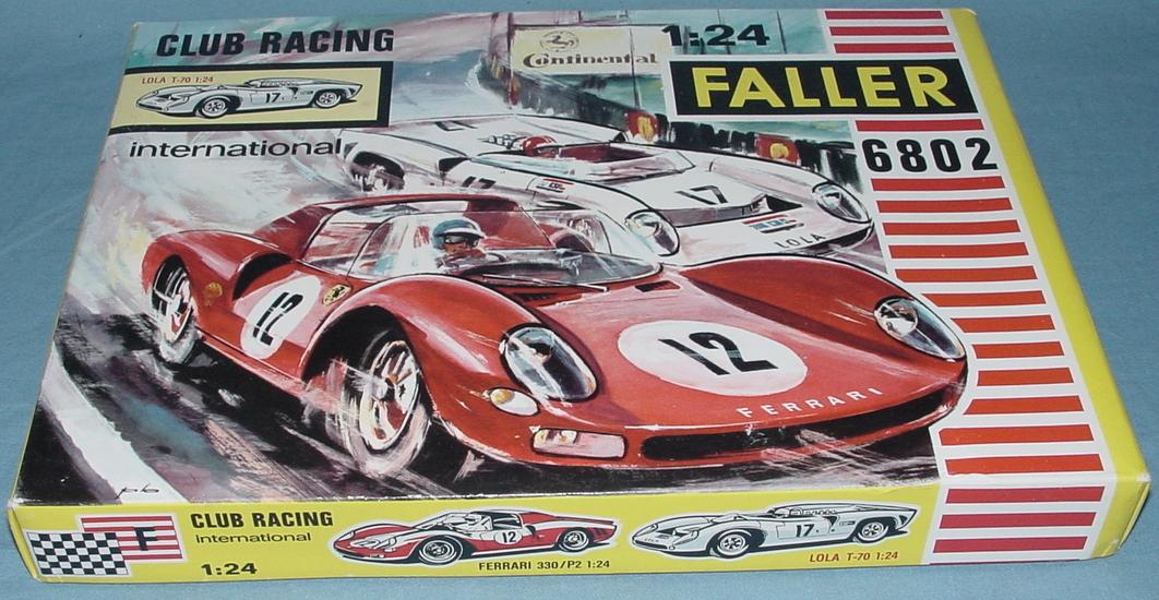 Faller 1:24 Scale Lola T70 Slot Car Club Racing Kit 6802 Box Lid
