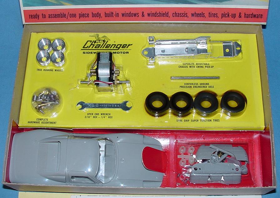 KB 1:24 Scale Porsche 906 916 Slot Car Racing Body Model Kit #1802 Contents