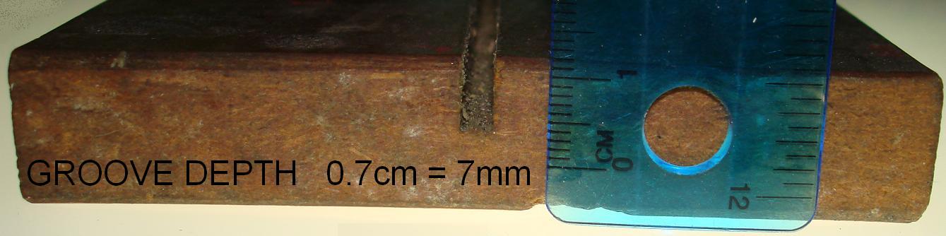 Vintage 1:24 Scale Slot Car Hand Made Chassis Testing Block 7mm Depth