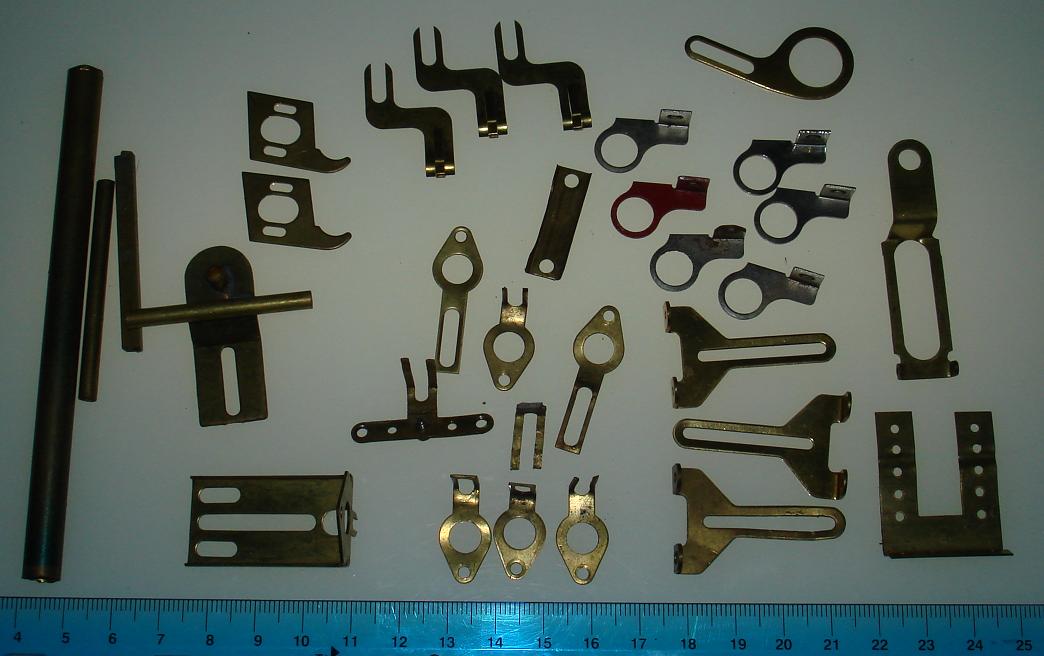 Vintage 1:24 Scale Slot Car Racing Brass Chassis Scratch Building Sections