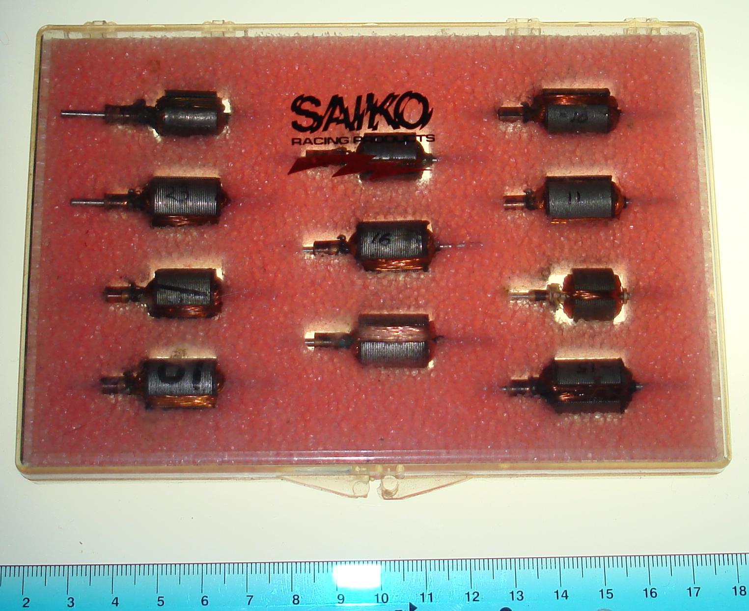 Vintage 1:24 Scale Slot Car Racing Chassis Saiko Motor Armatures