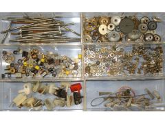 Vintage 1:24 Scratch Builders Slot Car Racing Axles Gears Spacers Guides