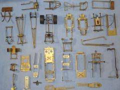 Vintage 1:24 Scratch Builders Slot Car Racing Brass Chassis Parts