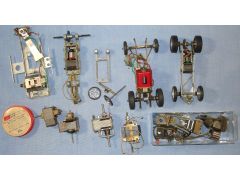 Vintage 1:24 Scratch Builders Slot Car Racing Parts Chassis Motors