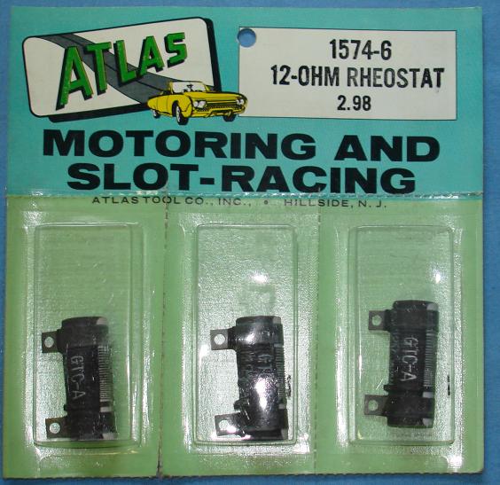 Atlas Slot Car Home Racing Parts #1574-6 Controller 12 Ohm Rheostat Atlas Slot Car Home Racing Parts #1574-6 Controller 12 Ohm Rheostat