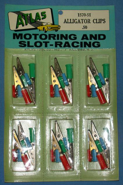 Atlas Slot Car Home Racing Parts #1570-51 Controller Aligator Clips Atlas Slot Car Home Racing Parts #1570-51 Controller Aligator Clips