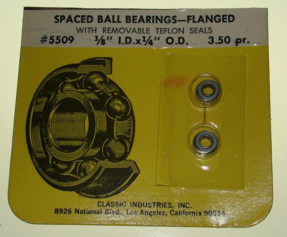 Classis 1/24 Scale Slot Car Chassis Parts Flanged Ball Bearings