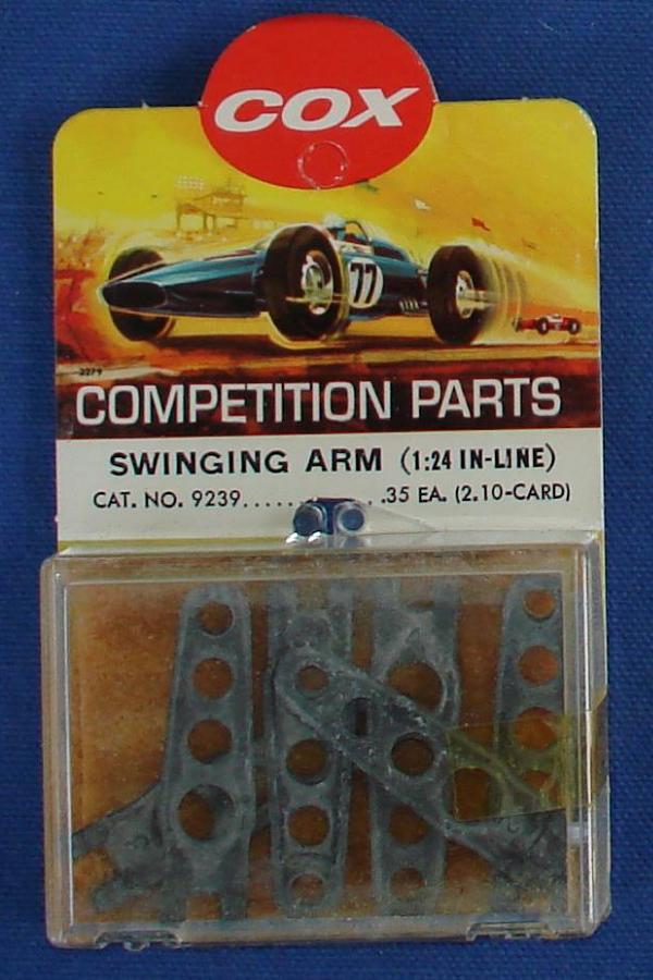 Cox 1:24 Electric Road Racing SlotCar Competition Inline Swinging Arm