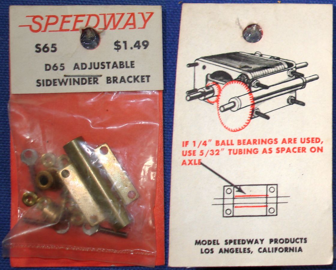Model Speedway Products 1:24 Scale Slot Car Racing Sidewinder Chassis Bracket Model Speedway Products 1:24 Scale Slot Car Racing Sidewinder Chassis Bracket
