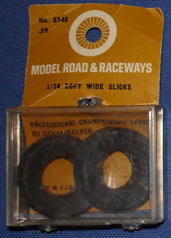 Strombecker 1/24 Electric Road Racing Slot Car Soft Wide Slicks