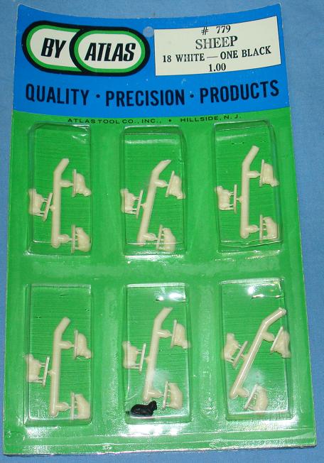 Atlas Slot Car Racing Track Layout Scenery Sheep #779 Atlas Slot Car Racing Track Layout Scenery Sheep #779