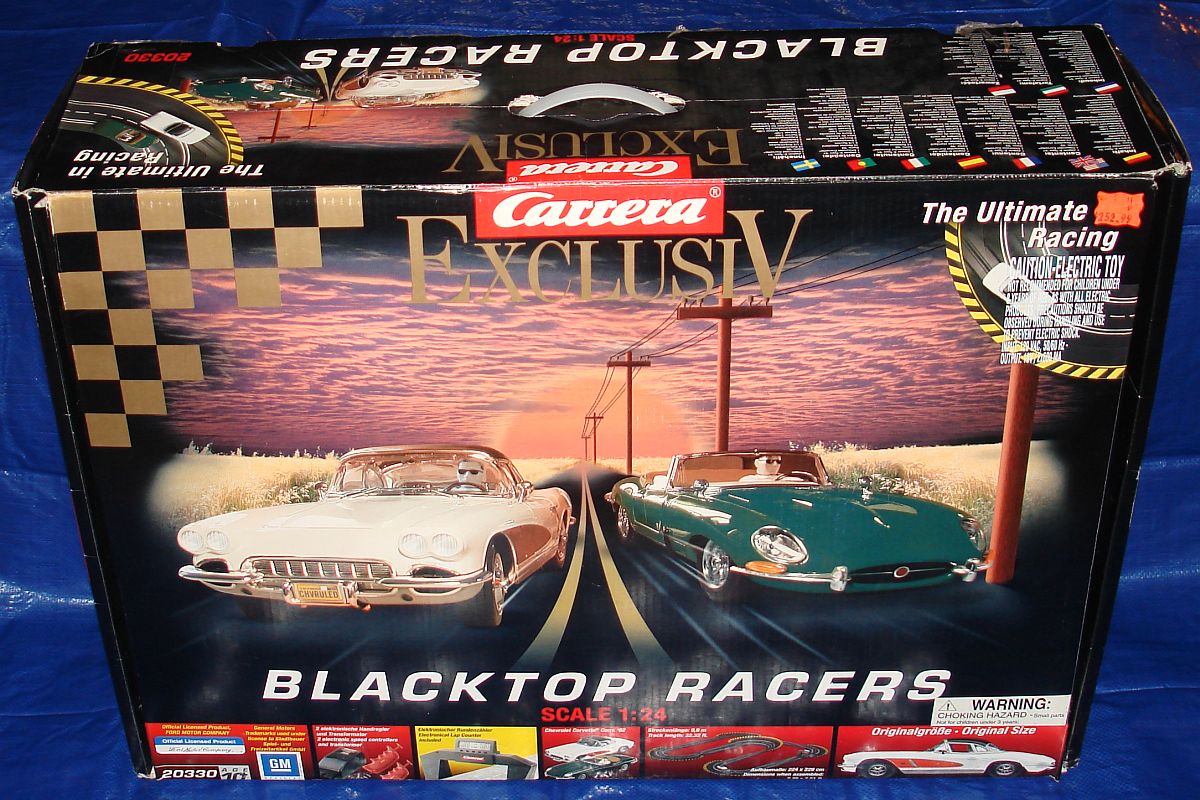 CARRERA EXCLUSIV BLACKTOP RACERS 124 SLOTCAR TRACK SET eBay