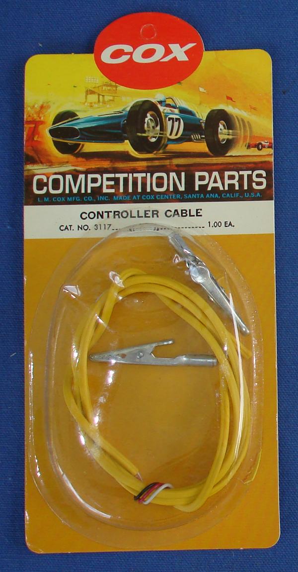 Cox 1:24 1:32 Electric Road Racing SlotCar Competition Controller Cable