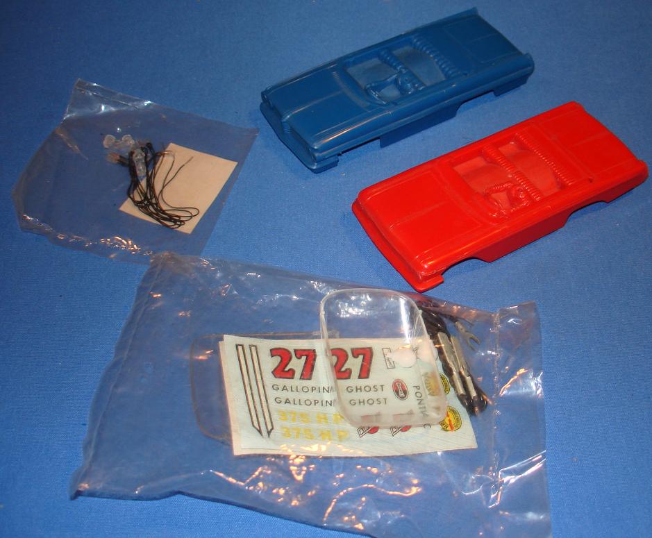 Strombecker 1/32 Pontiac Gran Prix Ford Galaxie Slot Car Bodies