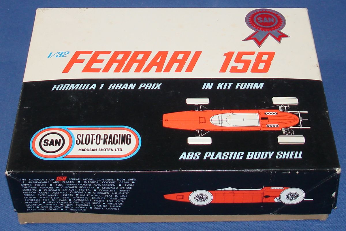 Marusan MIB 1/32 Formula 1 Ferrari Slot Car Box Lid