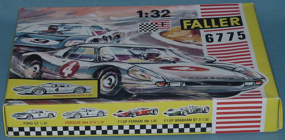 Faller 1/32 Scale Porsche 904 GTS Slot Car Club Racing Kit 6775 Box Lid
