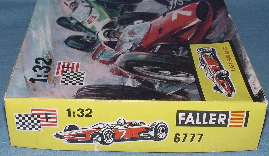 Faller 1:32 Scale Ferrari F1 GP Slot Car Club Racing Kit 6777 Box Lid
