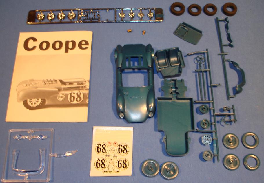 Monogram Cooper Ford Slot Car Body