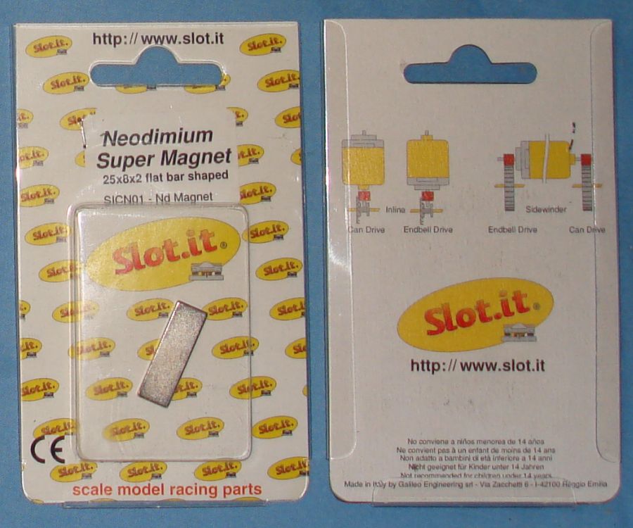 Slot It Slot Car Scale Model Racing Parts Neopidium Super Magnet Slot It Slot Car Scale Model Racing Parts Neopidium Super Magnet