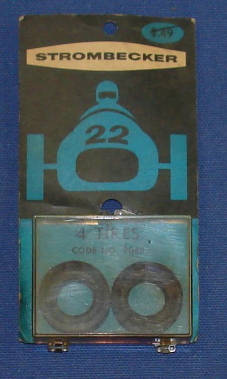 Vintage 1:32 Scale Strombecker Slot Car Racing Four Soft Tires
