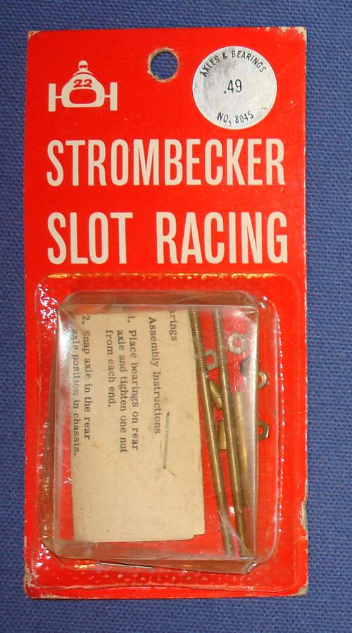 Strombecker 1/32 Electric Road Racing Slot Car Parts Axles & Bearings