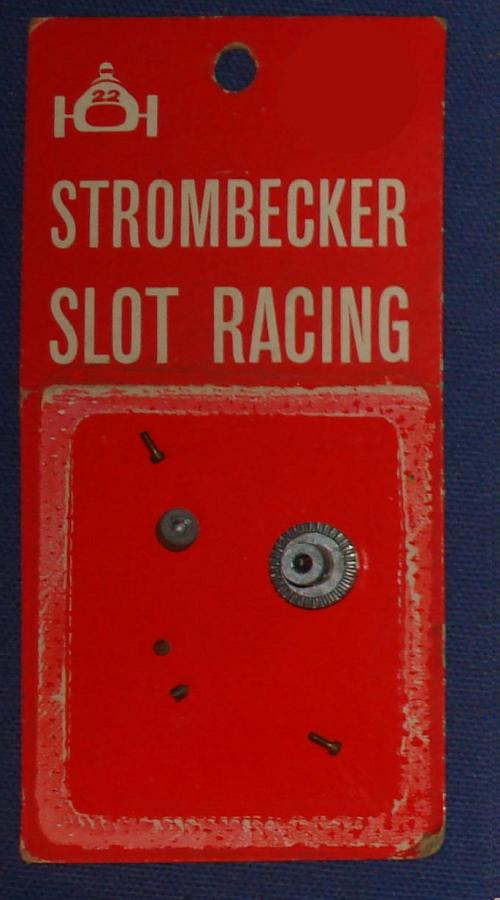 Strombecker 1/32 Electric Road Racing Slot Car Parts Bevel Crown Gear & Pinion