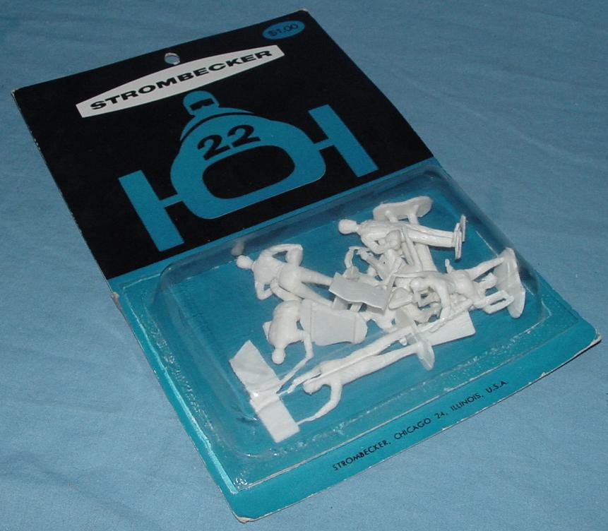 Strombecker 1:32 Electric Slot Car Road Racing Track Side Figures MOC