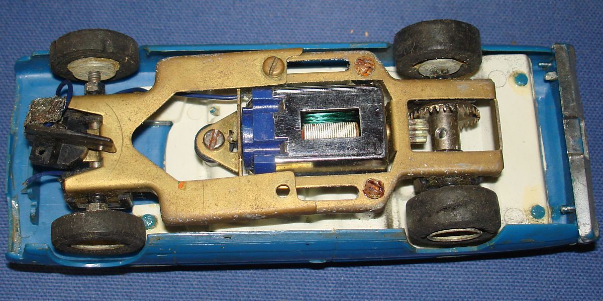 Strombecker 132 Scale Slot Car Racing Plymouth Barracuda Brass Chassis Can Strombecker 132 Scale Slot Car Racing Plymouth Barracuda Brass Chassis Can