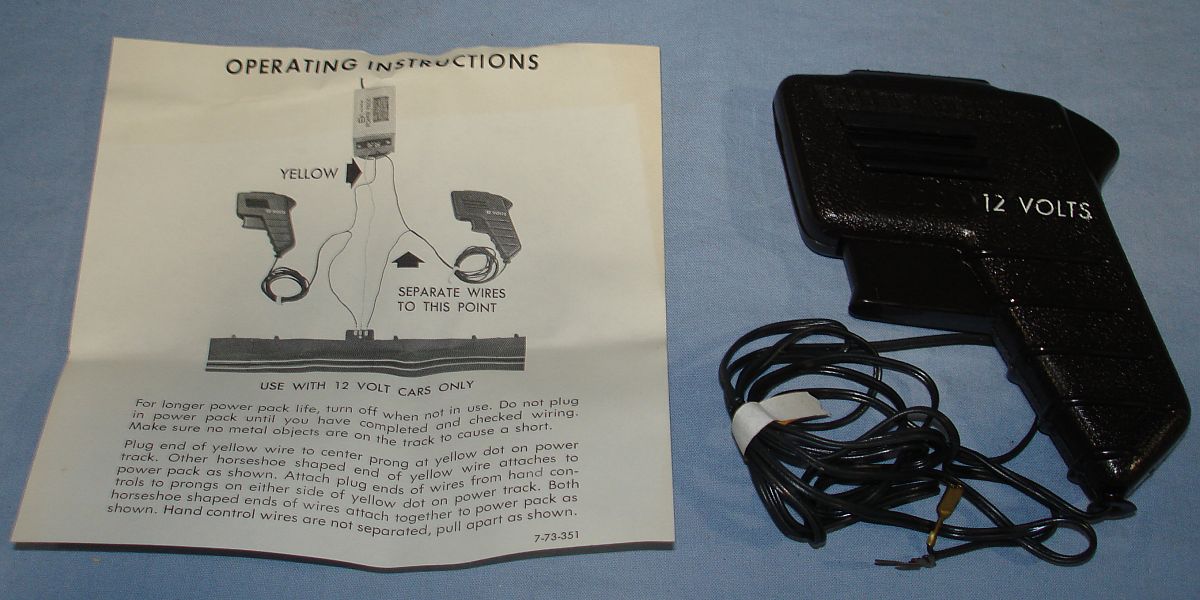 Eldon 1:32 Road Race Accessories Slot Car Racing Track Rheostat #3951 Instructions Eldon 1:32 Road Race Accessories Slot Car Racing Track Rheostat #3951 Instructions