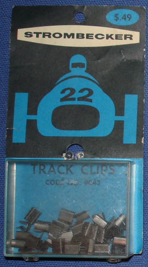 Strombecker 1/32 Electric Road Racing Slot Car Metal Track Clips