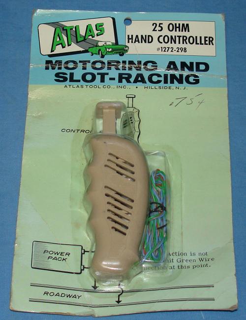 Atlas Home Racing 25 Ohm Slot Car Hand Controller 1272-298 Atlas Home Racing 25 Ohm Slot Car Hand Controller 1272-298