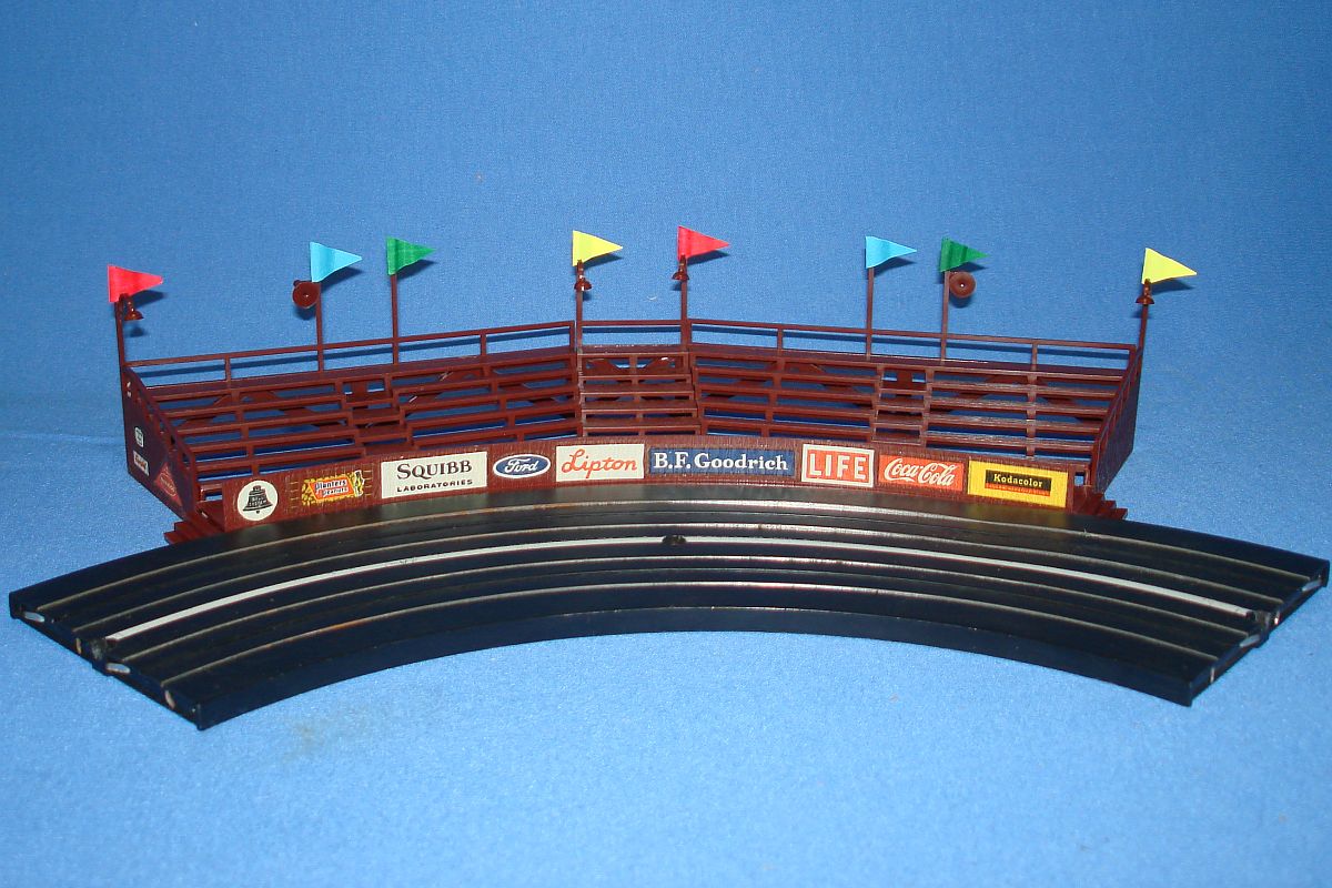 Aurora Model Motoring HO Scale Slot Car Racing Custom Built Curved Bleachers 1456-149 Aurora Model Motoring HO Scale Slot Car Racing Custom Built Curved Bleachers 1456-149