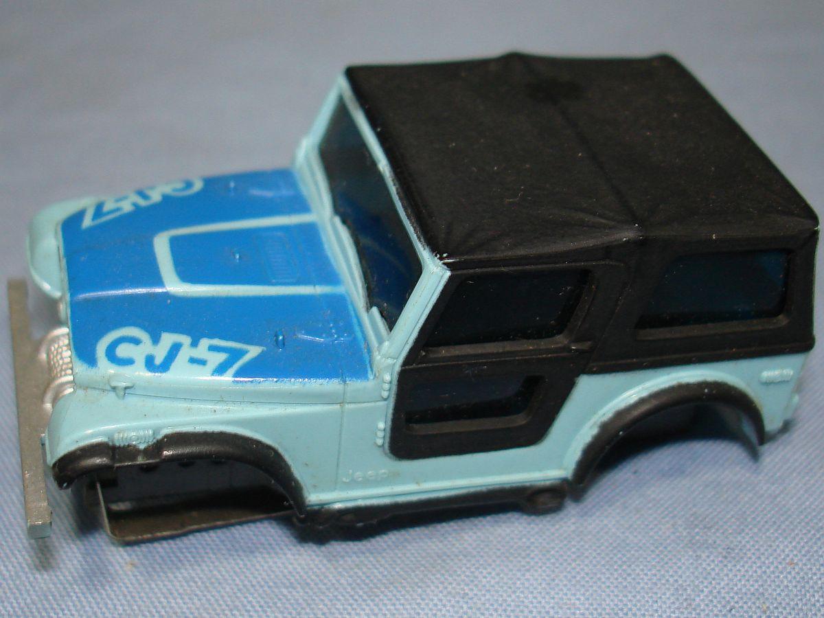 Aurora AFX HO Slot Car Racing Jeep CJ-7 Runner Aurora AFX HO Slot Car Racing Runner Body Chassis Lot