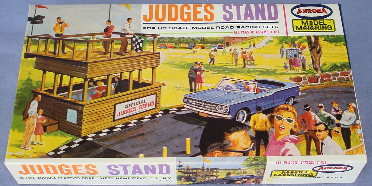 Aurora Model Motoring Ho Scale Slot Car Racing Judges