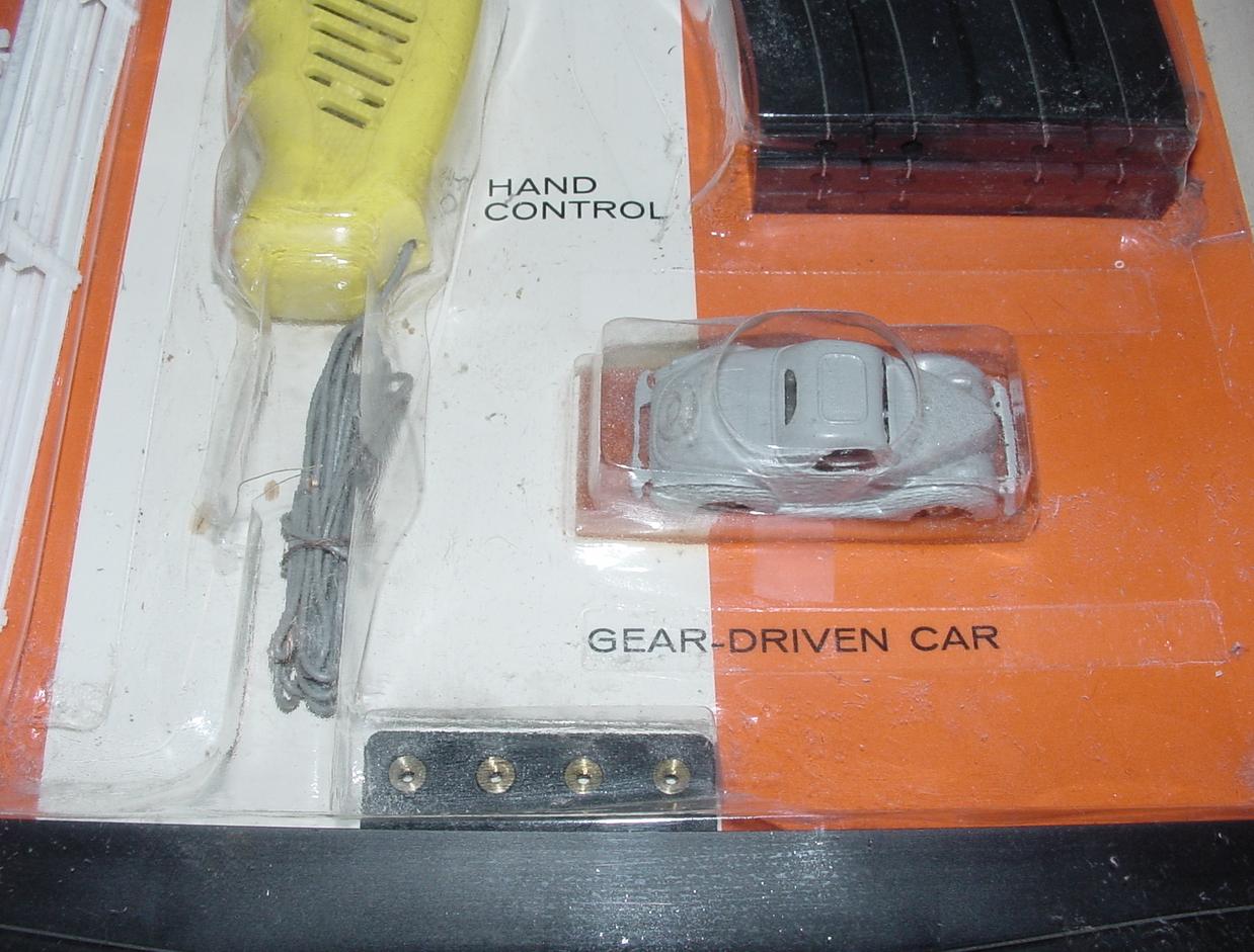 ATLAS HO SLOT CAR RACING SET FORD MUSTANG FASTBACK & 36 FORD 3 WINDOW