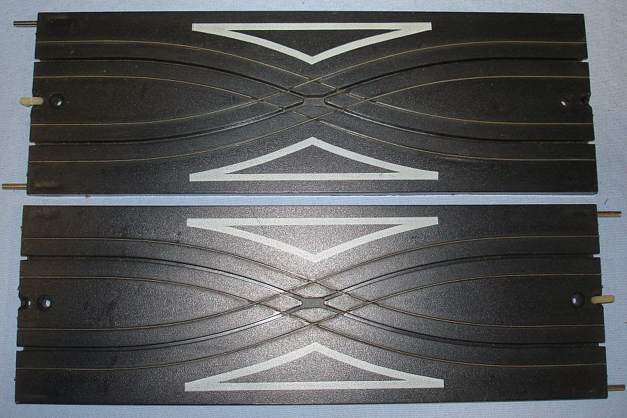 Aurora Model Motoring Slot Car Racing Nine Inch Two Lane Crisscross Straights #1524 Aurora Model Motoring Slot Car Racing Nine Inch Two Lane Crisscross Straights #1524