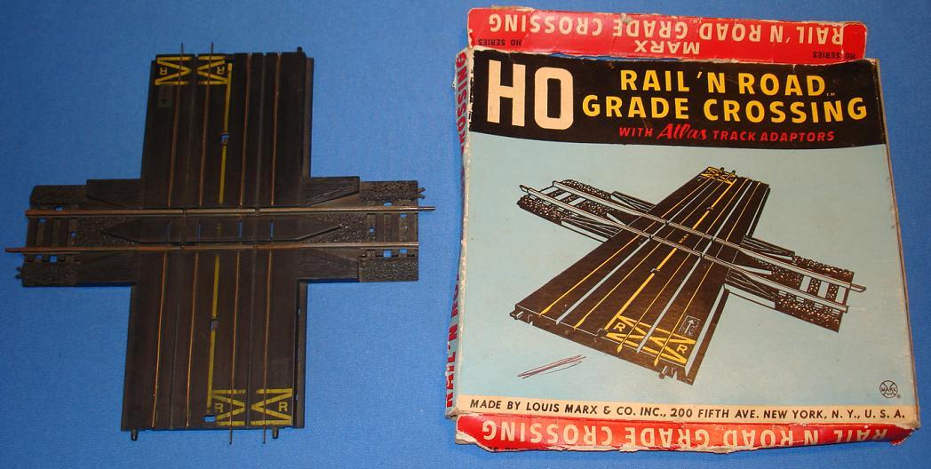 Marx HO Scale Slot Car Racing Track RR Crossing