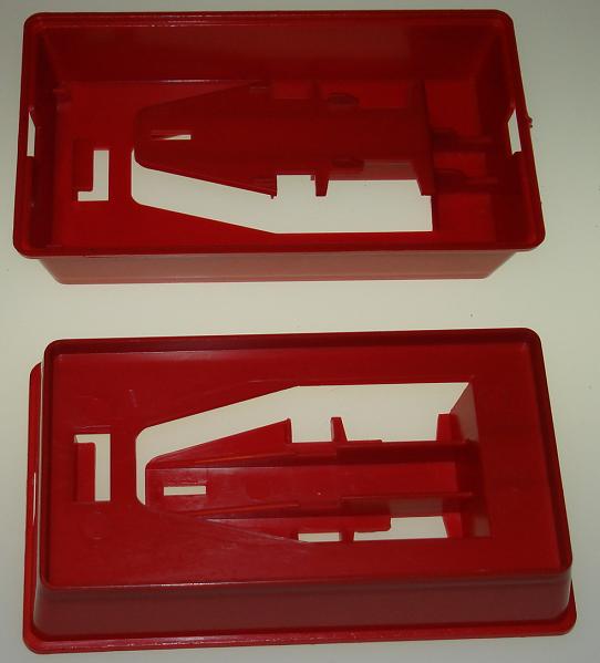 Aurora Red AFX Slotcar Display Box Bottom