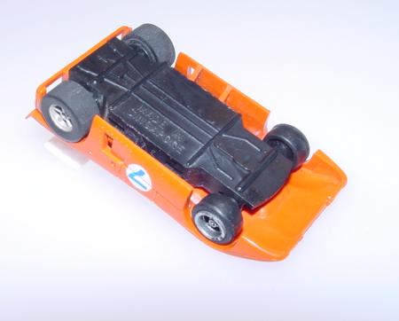 Aurora AFX Peter Revson #7 Autoworld McLaren XLR Slot Car Pushcar Prototype Chassis