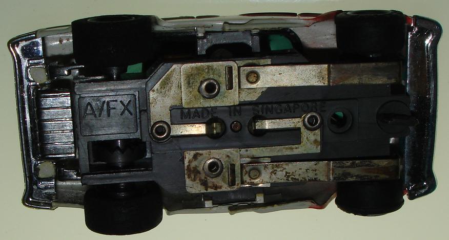 Box 55 AFX 55 Chevy Bel Air HO Slot Car Chassis