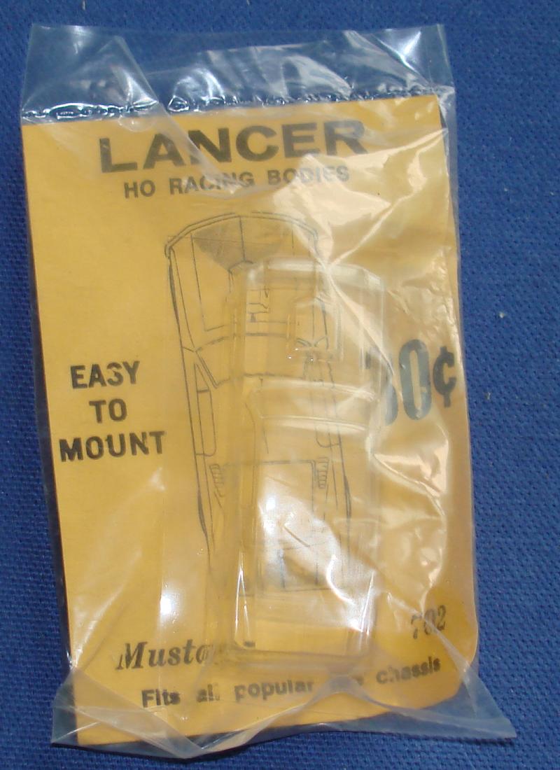 Lancer HO Scale Clear Slot Car Body Kit 702 Ford Mustang